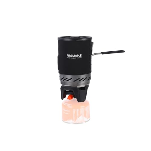 Image of Fire-Maple Fixed Star 1 Pro Backpacking & Camping Stove System | Upgraded Foldable Handle | Portable Pot & Jet Burner Set for Hiking, Trekking & Emergency Use