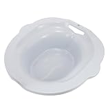 Toddmomy Postoperatives Sitzbad für Frauen Sitzbadewanne aus Robustem Material Kompatibel mit Standardtoiletten Ergonomisch Geformt für Bequemen Sitz Leicht und Tragbar für Schwangerschaft