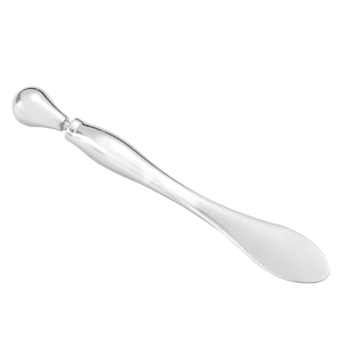 Baluue 1stück Tragbarer Zinklegierung Augencreme Massage-stick Für Effektive Augenpflege Und Verbesserung Der Praktisches Beauty-werkzeug Für Damen Silber