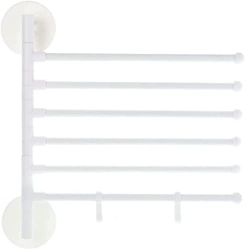 Toallero autoadhesivo de pared con estante de almacenamiento para baño