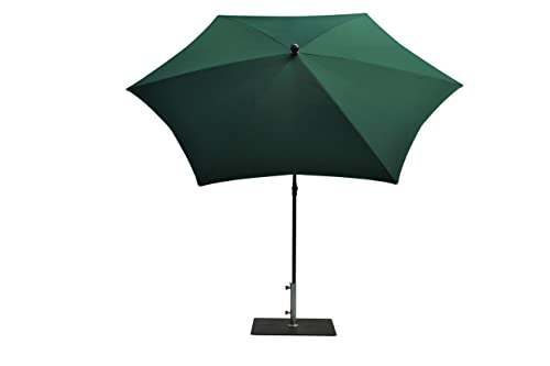 Parasol Maffei 135-6 Kronos vert de 250 cm de diamètre en tissu PolyMa
