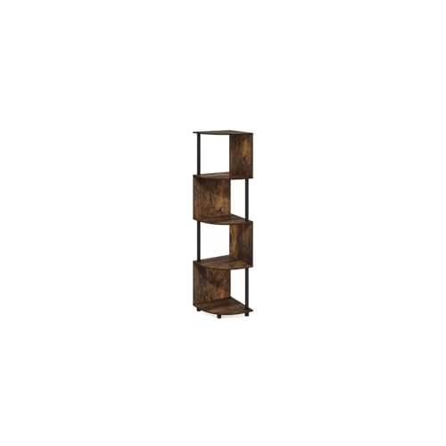 HomeStock Bohemian Bliss Corner Shelf Bookcase Bookshelf Space Saving Vertical