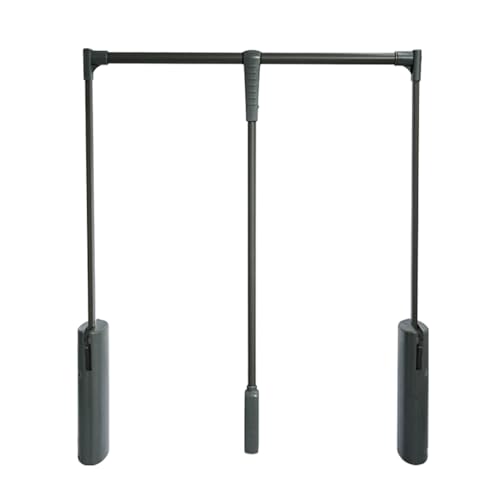 Barre de penderie rétractable pour armoire gain de place à charge de 15 kg