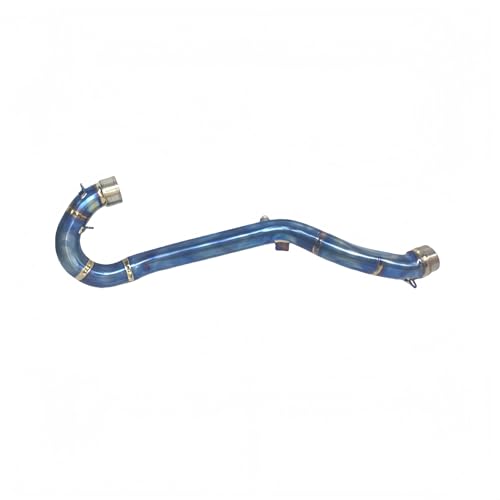 Tuyau d'échappement moto 50mm améliorant le flux de gaz pour 450EXC et 500EXC bleu