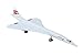 Daron British Airways Concorde Single Plane Toy , White Small