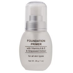 Vita Shoppe Makeup Foundation Mineral Infused Face Primer - Paraben Free/Talc Free Vitamin A & E and Grape Seed Extract 1.0 Oz. Bottle