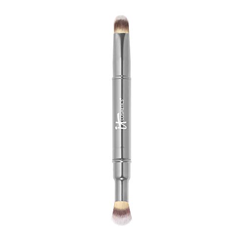 IT Cosmetics Heavenly Luxe Dual Airbrush Concealer Brush #2 - Dual-Ended, 2-in-1 Brush for Liquid & Cream Concealer - Buff Away Imperfections - With Award-Winning Heavenly Luxe Hair