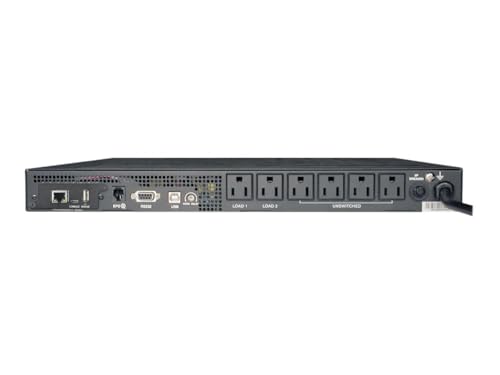 Eaton Tripp Lite SMART750RM1UN 750VA 600W Smart UPS & Surge Protector, 1U Rackmount, 120V, 6 5-15R...