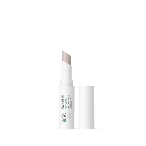 LABORATORIOS BABÉ - Mineral Eye Contour SPF50 | Fotoprotector para Contorno de Ojos | Filtros Solares 100% Minerales | Protección Solar Alta | Piel Sensible | Corrector Ojeras | Ilumina y Suaviza
