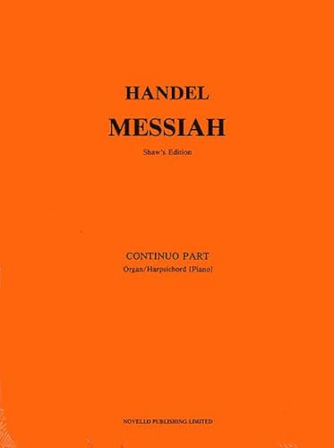 G.f. handel: messiah (watkins shaw) - continuo/organ: Basso Continuo Part