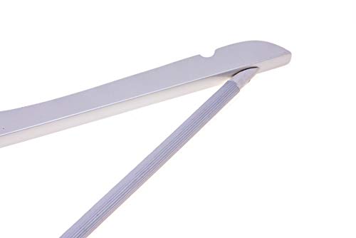 Quality Wooden Suit Hangers Set Of 10-Pack, With Non Slip Pants Bar, Smooth Finish Solid Wood Coat Hanger With Swivel Hook, Jacket, Pant, Dress Clothes Hangers (White, 10) #TOP7