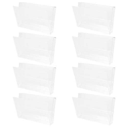 Toddmomy 8pcs Cassette Tape Storage Clear Cassette Holders Cassette Tape Cases for Audio Cassette Tape Organization