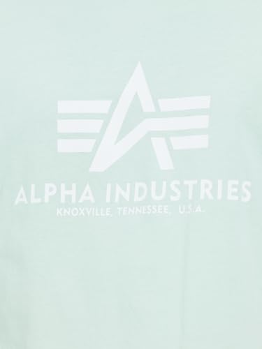Alpha Industries Basic T-Shirt T-Shirt für Herren Mint – Ansicht 5