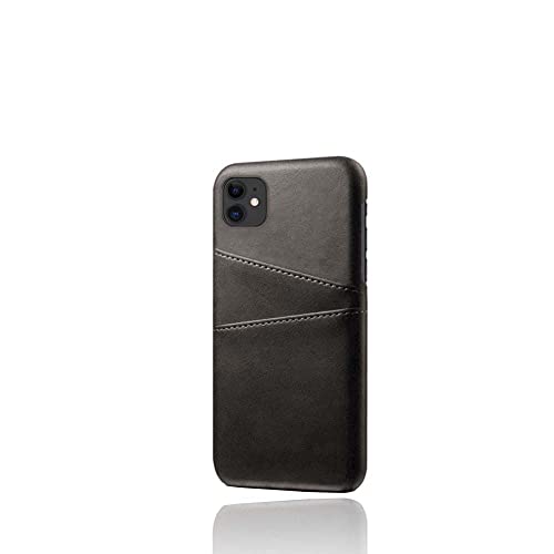 Funda tipo cartera para iPhone 13 Mini piel sintética (Negro)