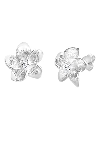 Boucles d'oreilles fleur en argent pour un style estival et chic au quotidien
