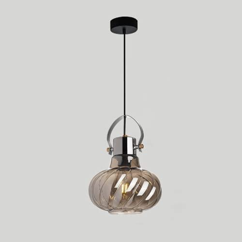 Lustre de plafond lampes suspendues en verre de cuivre E27