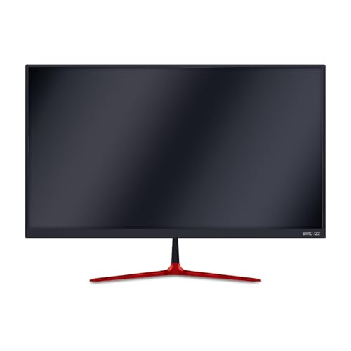 Image of iball Bird i22 LED Monitor with (21.45 inch) Widescreen, Frameless Ultra Slim Design, 1920 x 1080 Pixels, HDMI /VGA Inputs, A+ Grade Panel, Metal Stand, Wall Mountable, 3 Year Warranty.