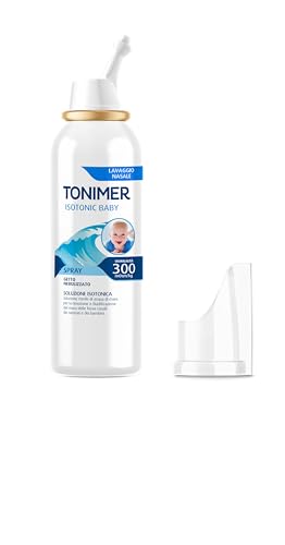 Tonimer Spray Baby Solución Isotonica Estéril de Agua de Mar, Descongestion Nasal para Bebés y Niños, 100 ml
