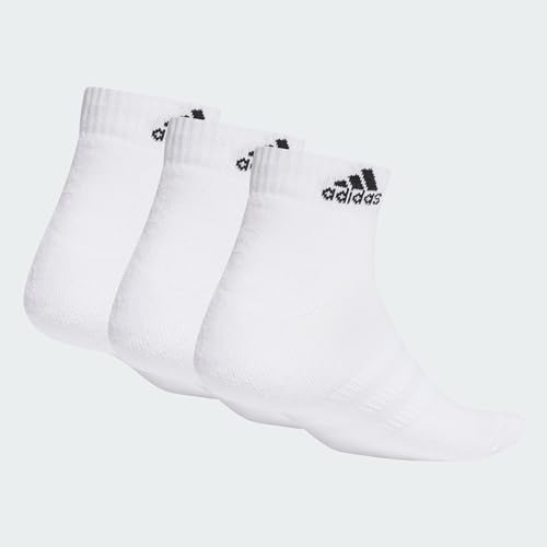 Image of Adidas Unisex 73% Cotton, 25% Polyester, 1% Polyurethane, 1% Nylon Ankle Length Socks
