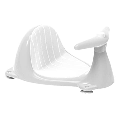 BCOATH Badesitz mit Spritzwasser Design Ergonomischer Badewannensitz für Kleinkinder Rutschfest und Stabil Geeignet für Verschiedene Badewannen Luxuriöse Graue Farbe