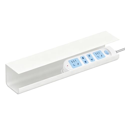 Organizador De Cables Para Debajo Del Escritorio | Caja Sin Necesidad De Taladro,Organizador De Alambres - para el Hogar, la Mesa, el Cargador de Teléfono, la Base de Enchufes, Router Pequeño