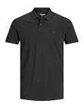 Polo Jack&Jones Hombre M Negro 12136516 JJEBASIC Polo SS Noos Black/Slim FIT
