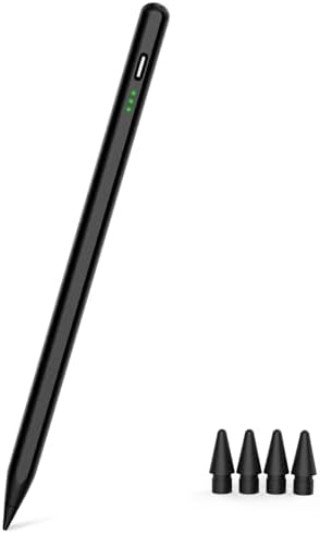 MYSTILUCK Schwarz Stift für iPad Pro Air Mini 2018-2026, 2X Schnellladung | Kompatibel mit iPad 6–11. Gen (A16), iPad mini 5–7, iPad Air 3–6. Gen (M2/M4), iPad Pro 11/12,9"1–6. Gen