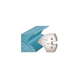  Diamwood Platinum - Jeu de 2 fers profilés Ht. 50 x 5,5 mm jet d\'eau M209 pour porte-outils de toupie - Diamwood Platinum