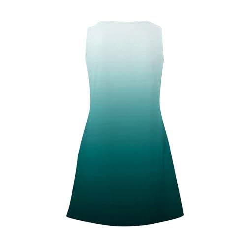 Image of Summer Dresses for Women 2026 Casual V Neck Sleeveless Sundresses Boho Beach Tank Dresses with Pockets
