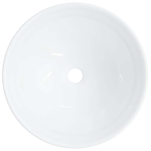 Lavabo con rebosadero y sifón anticaída de agua para aseos pequeños 5