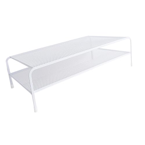 Support ordinateur portable à poser double couche avec rangement de bureau - 4