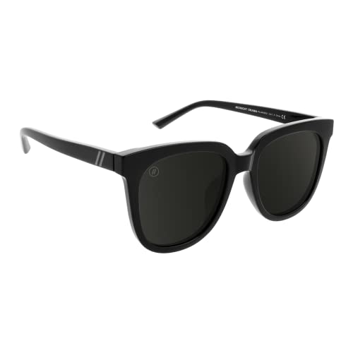 Blenders Eyewear Grove – Polarized Sunglasses – Butterfly Frames with Acetate Temples – 100% UV Protection – For Women – Midnight Drama