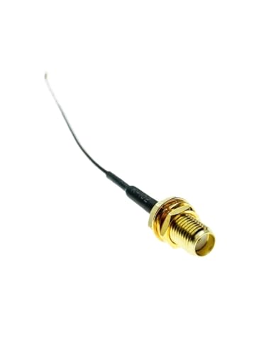QYZLVCES(���X) U.FL IPX UFL����RP-SMA SMA���X�I�X���pWiFi RF���������s�O�e�[��1.13�P�[�u��ufl 1.13mm������I��(SMA Female,6inch 15cm)