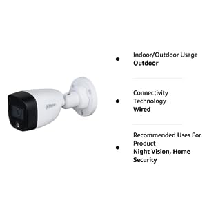 Image of Dahua Wired 2MP 20 Mtrs Full Colour HD Bullet Camera DH-HAC-HFW1209CP-LED