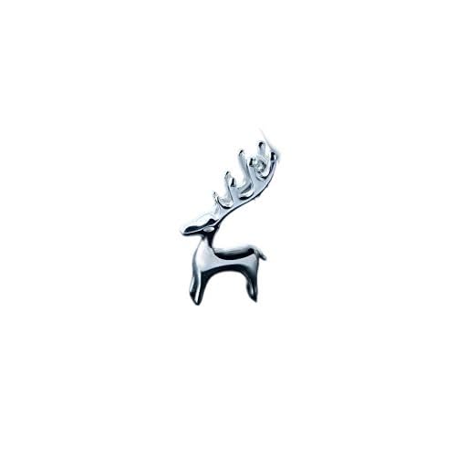 Collier cerf en argent 925 véritable pour femme élégante et raffinée