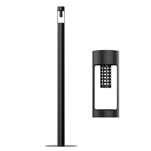 CMYAOYC Standaschenbecher Außenbereich Schwarz 1 Stück