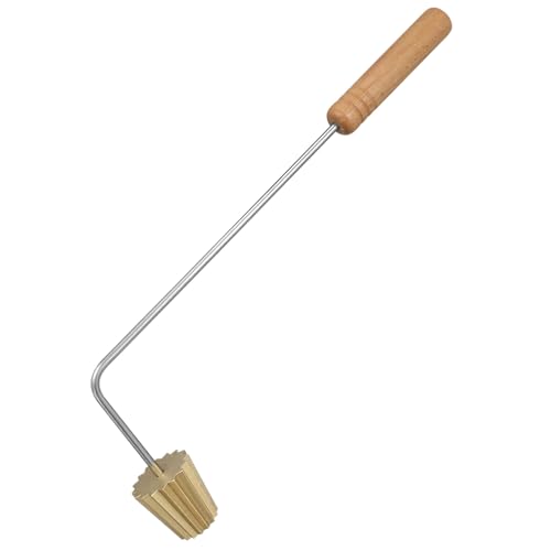 Frcolor 小杯薄?模具 長柄設計 滑らかで取り外し簡単 エッグタルト型 揚げ菓子用ベーキングアクセサリー