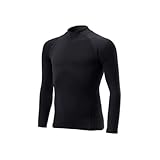 [ユーエイチオリジナル] スポーツインナー キッズ 150 黒 長袖 オールシーズン 野球 サッカー SLS-150BK