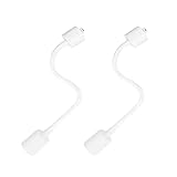 ダクトレール用スポットライト器具 ダクトレール用照明器具 ライティングバー用スポットライト レールライト スポットライト器具のみ 電球無し (2セット, L5-白-E11)