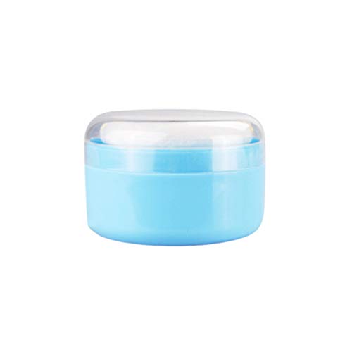 HEALLILY Caixa de puff de talco de bebê para cuidados com o bebê/rosto com puff de pó para uso domés