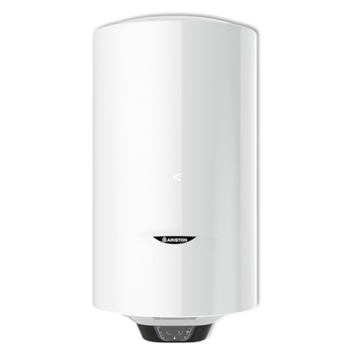 Ariston PRO1 ECO 100L - Chauffe-eau Electrique Vertical Mural Ø450 mm - Intelligent Fonction ECO - Classe B - Conçu et fabriqué pour être installé en France