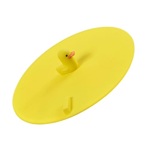 Alipis Cubierta Desodorante de Drenaje de Piso Hundir automático Slip tapón Lavabo Tapones Lavabo Dispositivo de Fregadero de Silicona Almohadilla de Drenaje de Piso Gel de sílice Yellow