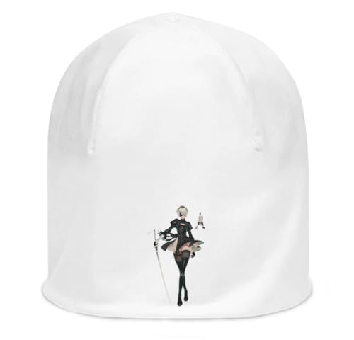 Bonnet blanc Anime 167 en coton fin pour éviter les irritations de la peau