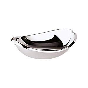 Bassine Ovale Cm14 Twist - Inox Argente'