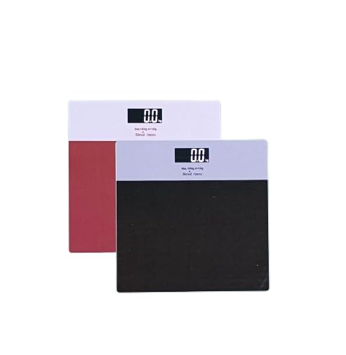 SKNOL 7290 -SS 180KG WEIGHING WEIGHT SCALE DIGITAL SCALE GLASS TOP WEIGHING SCALE ACCURATE BATHROOM SLIM BODY WEIGHT MANAGEMENT CARDIO EXERCISE house hold/hospitals/gyms/bathrooms etc. accurate