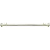 Achim Home Furnishings Buono II Rod & Finial, 48 Extends to 86-Inch, Inch Inch
