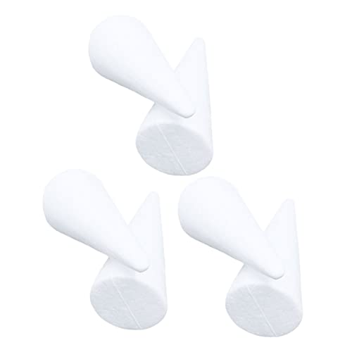 Angoily 6 Conos De Espuma Para Kit De Juego Sensorial Para Hacer Conos Decoraciones Para Fiestas De Cumpleaños Juguetes Para Conos Para Bodas Y Conos De Poliestireno Para