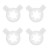 CIYODO 4Pcs Ice Cream Machine Accessories Plastic Star Soft Nozzle for Cream Maker Portable Parts for Home and...