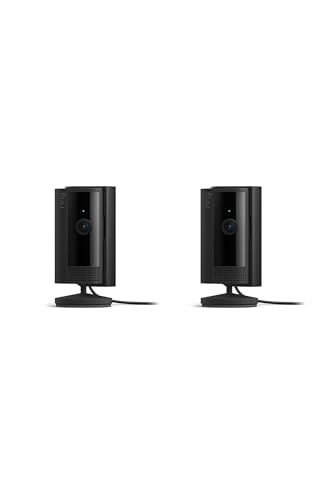 Ring Indoor Cam, Home or business security in 1080p HD video, 2-pack, Black - image 1