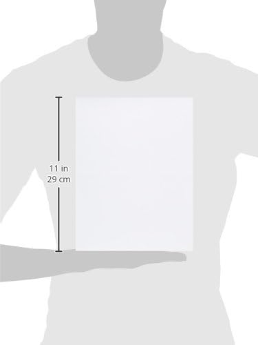 Amazon Basics Easy Cover Shipping Address Labels for Laser/Inkjet Printers, White, 8.5 x 5.5 Inch Label, 1 Pack, 200 Labels